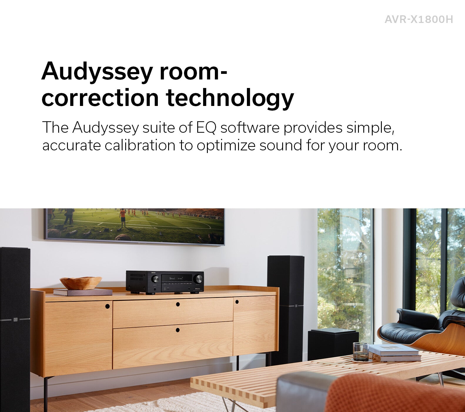 AVR-X1800H 7.2 Ch. 175W 8K AV Receiver with HEOS® Built-in