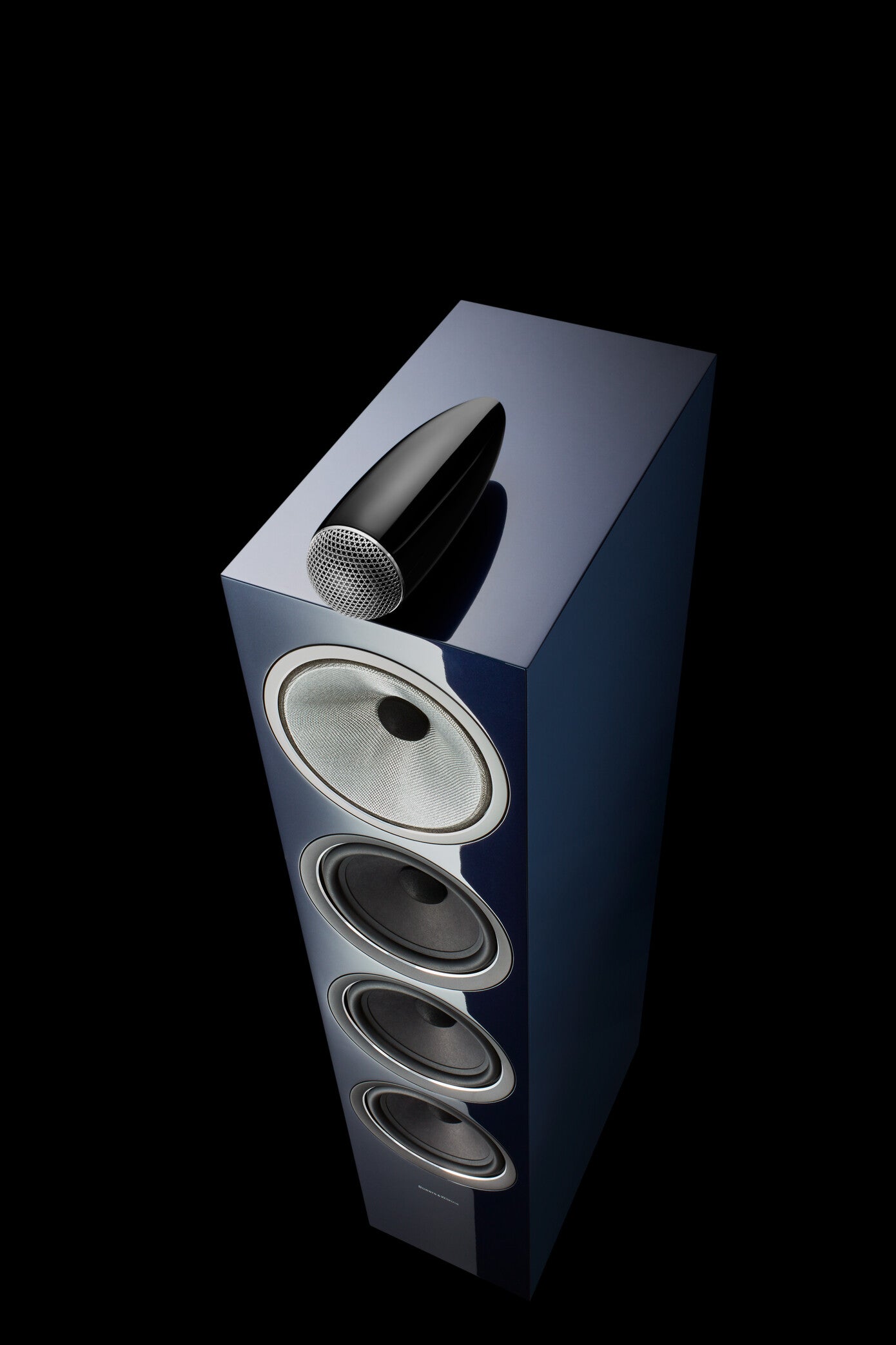 702 S3 Signature Floor Standing Speaker Pair - Midnight Blue Metallic