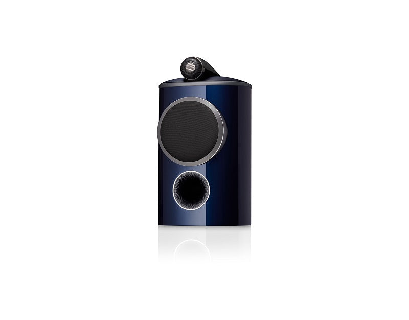 805 D4 Signature Stand Mount Speaker Pair - Midnight Blue Metallic