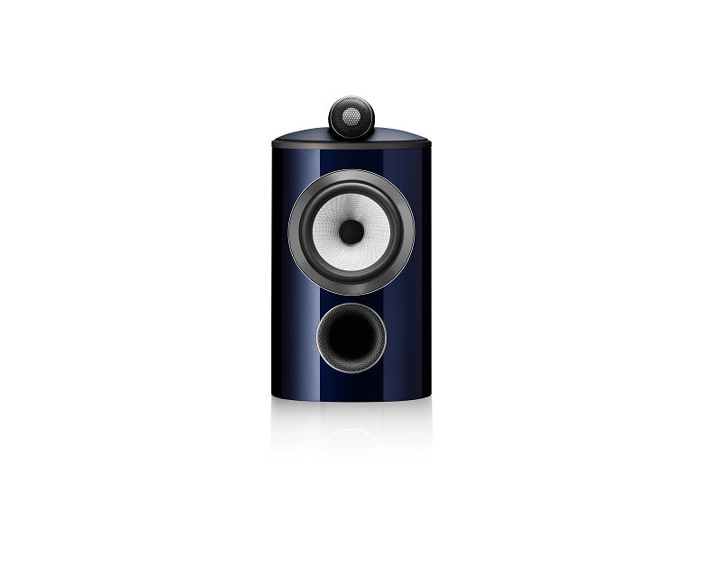 805 D4 Signature Stand Mount Speaker Pair - Midnight Blue Metallic