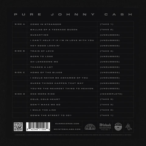 McIntosh SESSIONS Volume 2: Pure Johnny Cash