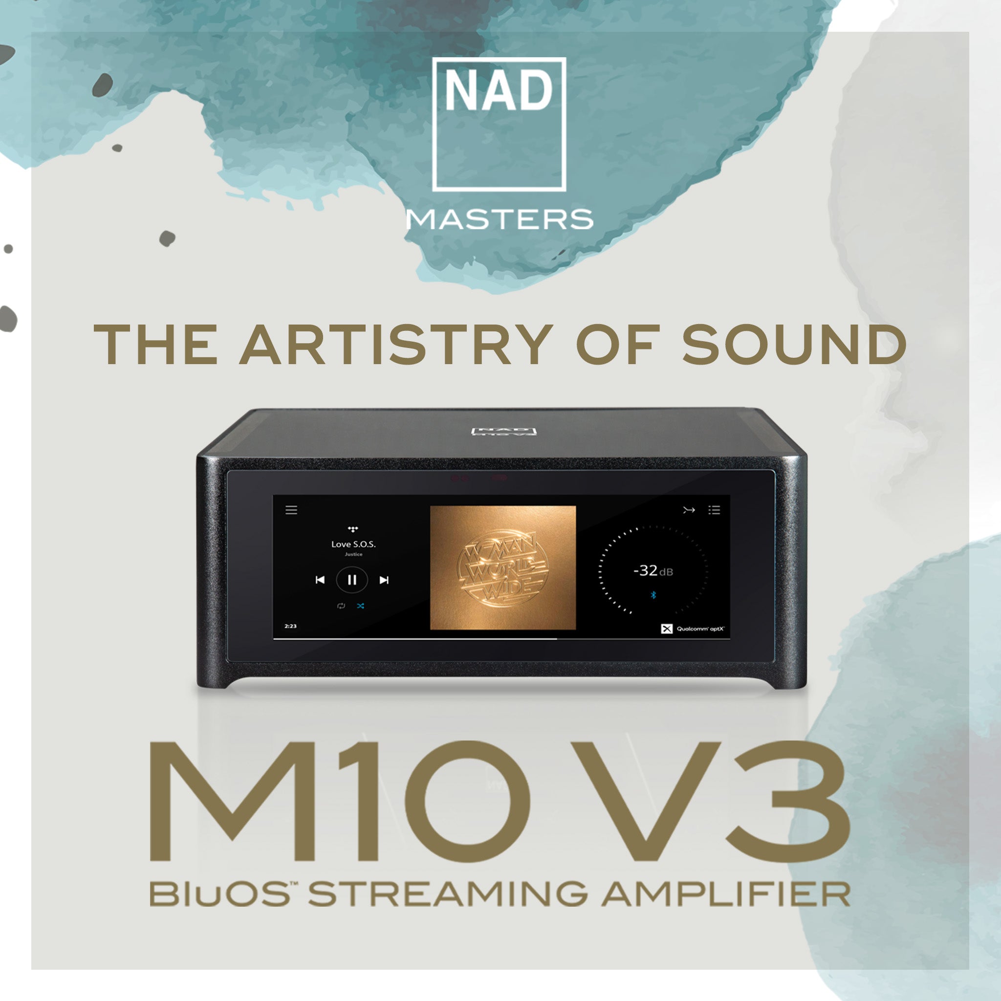 Masters M10 V3 BluOS Streaming Amplifier
