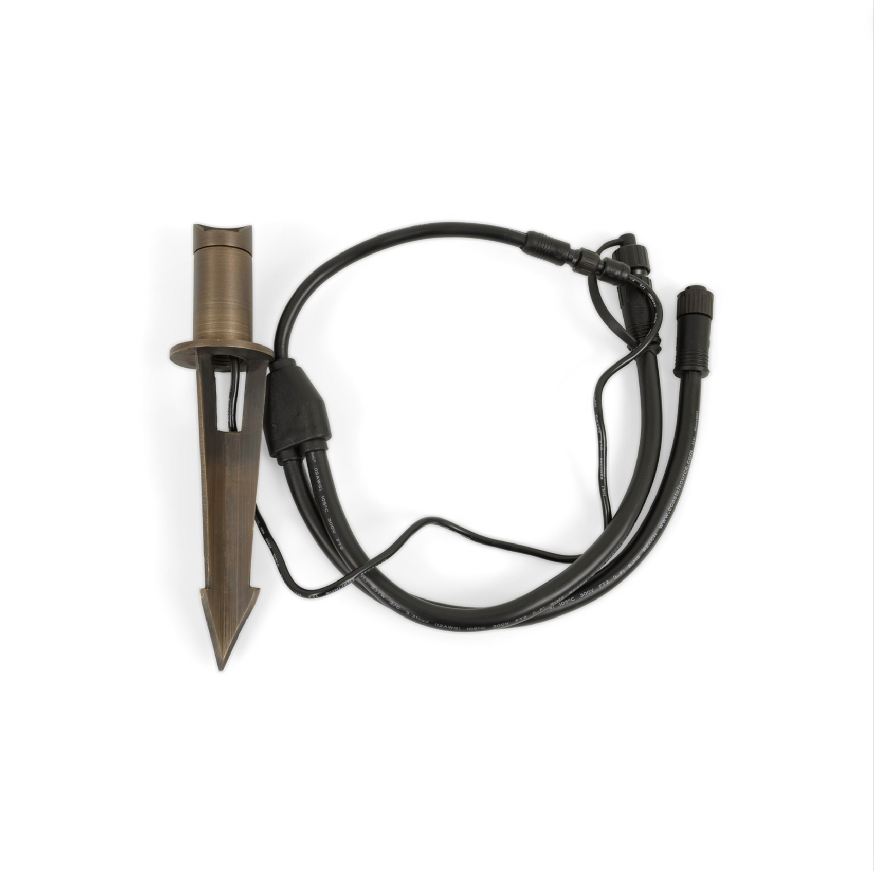 FLEX Niche Fixed Uplight 18" 3000K - Vintage Brass