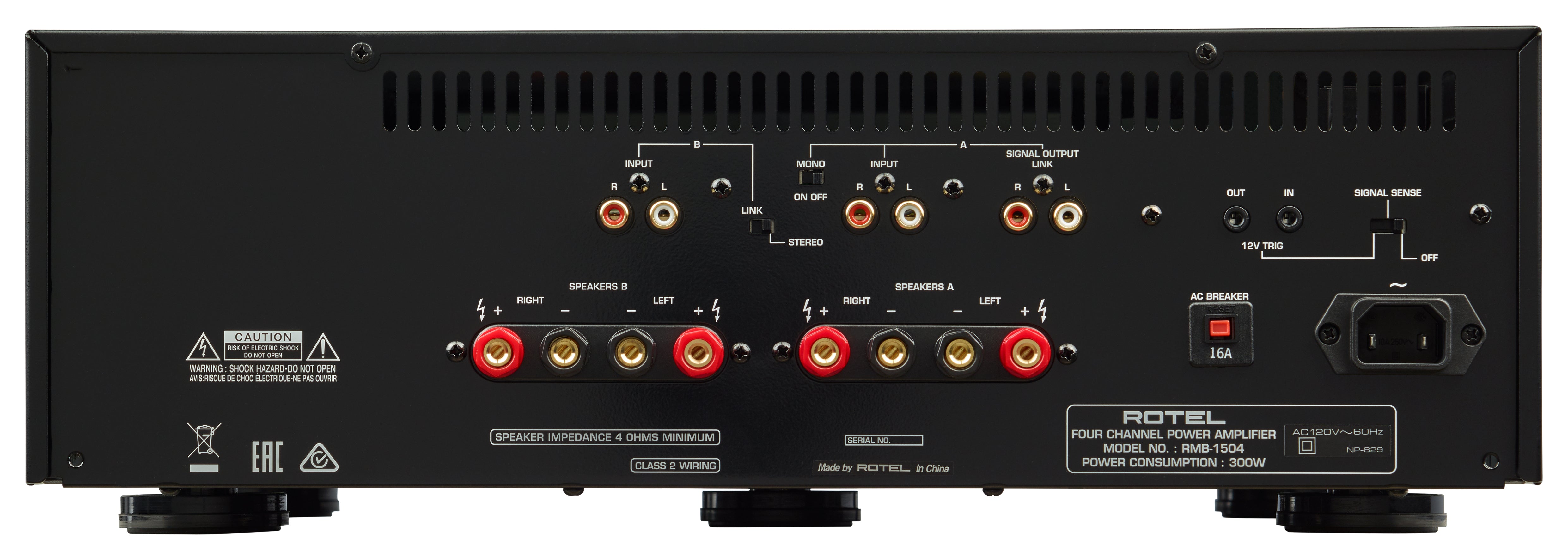 RMB-1504 4 Channel Power Amplifier