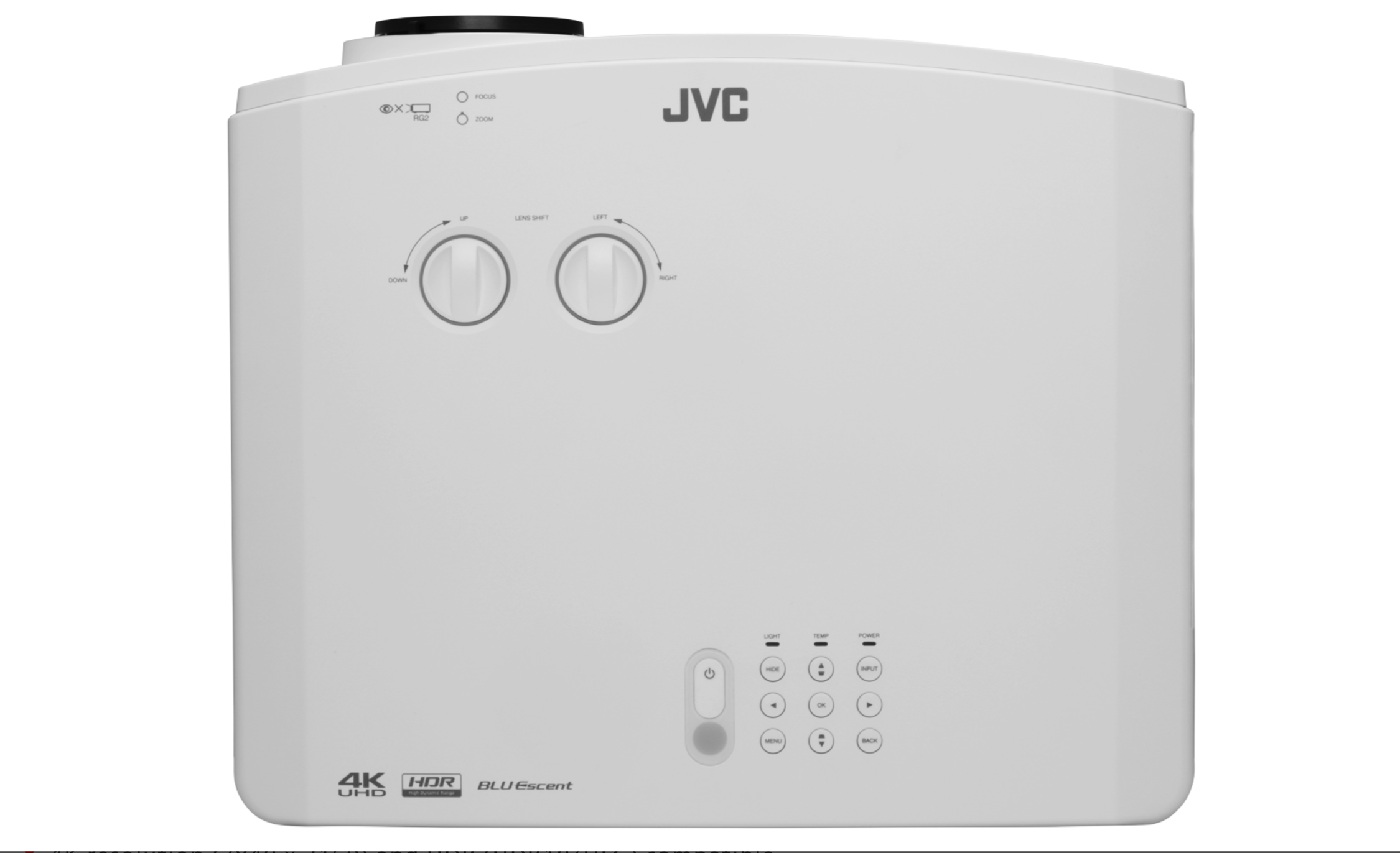 JVC LX-NZ30 DLP 4K UHD Laser Front Projector - White