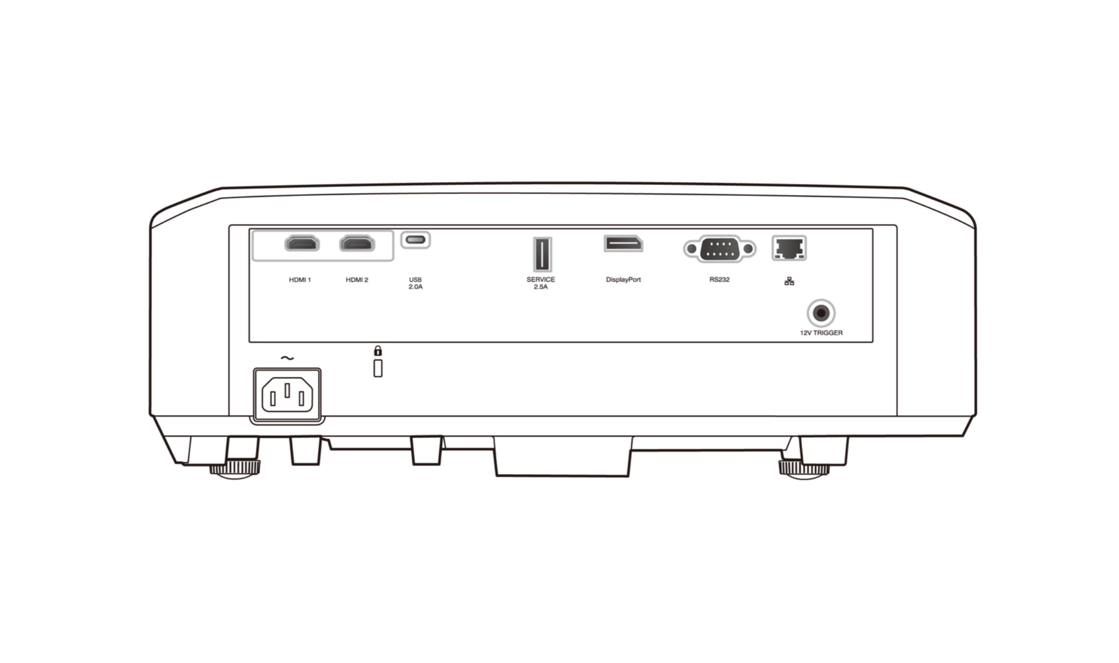 LX-NZ30 DLP 4K UHD Laser Front Projector - Black