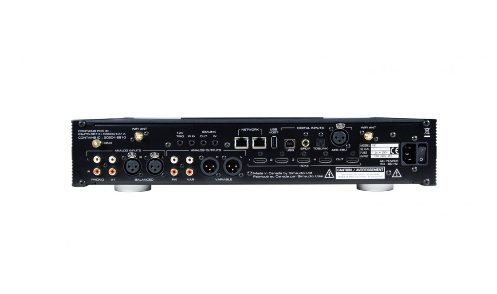 390 Network Player/Preamplifier with HDMI - Silver