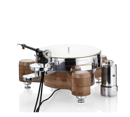 Solid Wood Round MPX Turntable