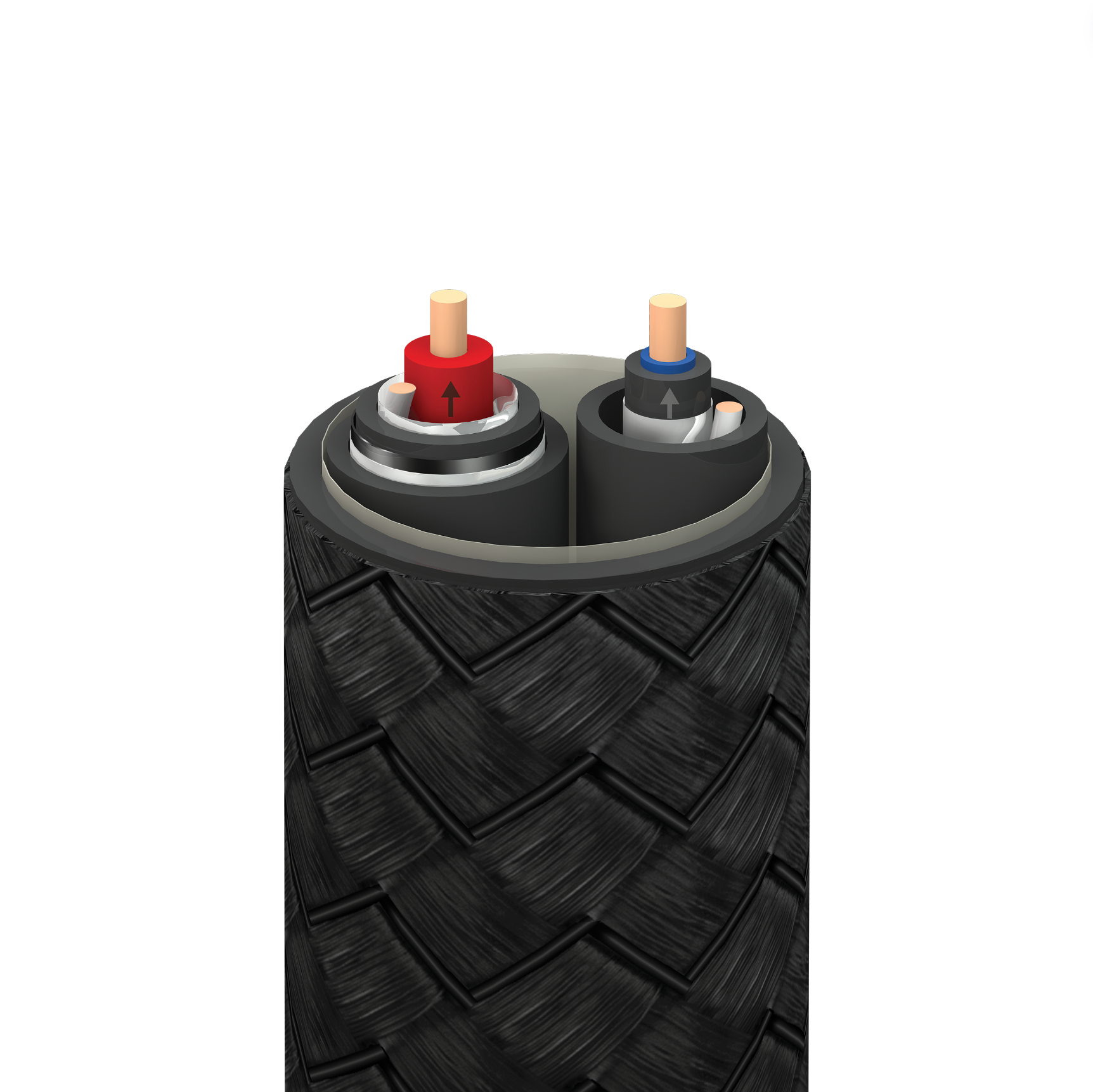 Black Beauty RCA Interconnect Cable Pair (2M)