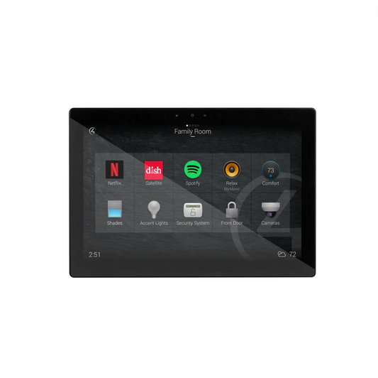 Control4® T4 10" In-Wall Touch Screen - Black