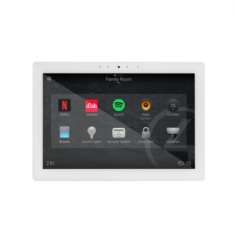 Control4® T4 10" In-Wall Touch Screen - White