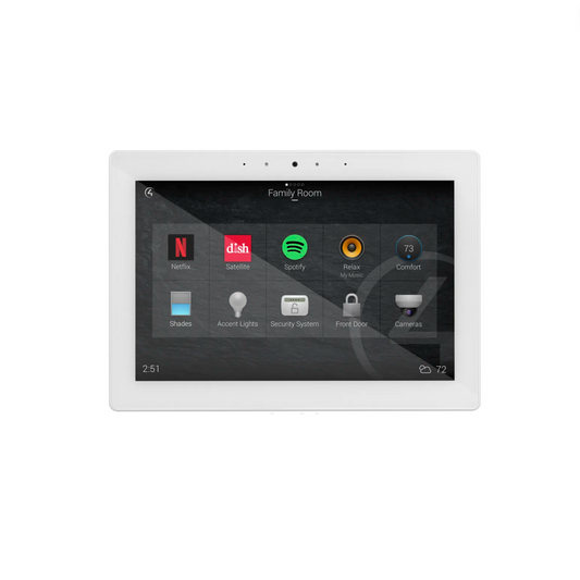 Control4® T4 8" In-Wall Touch Screen - White