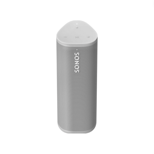 ROAM Battery-Powered Portable Smart Speaker - White