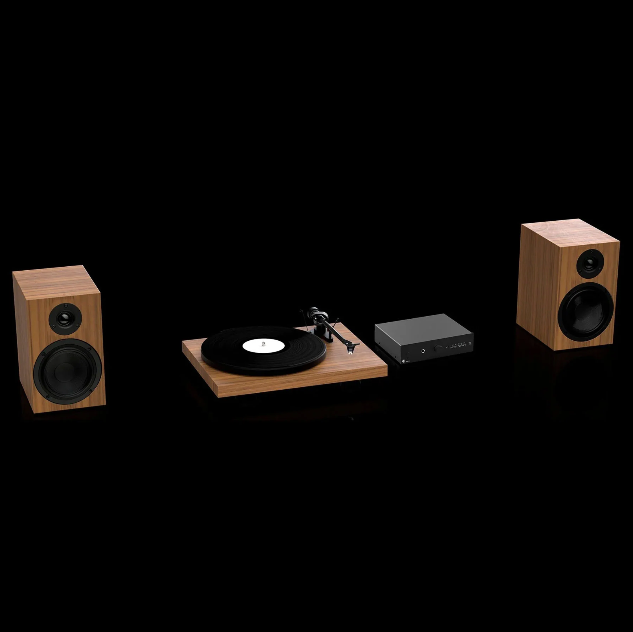 Colourful Audio System - Walnut