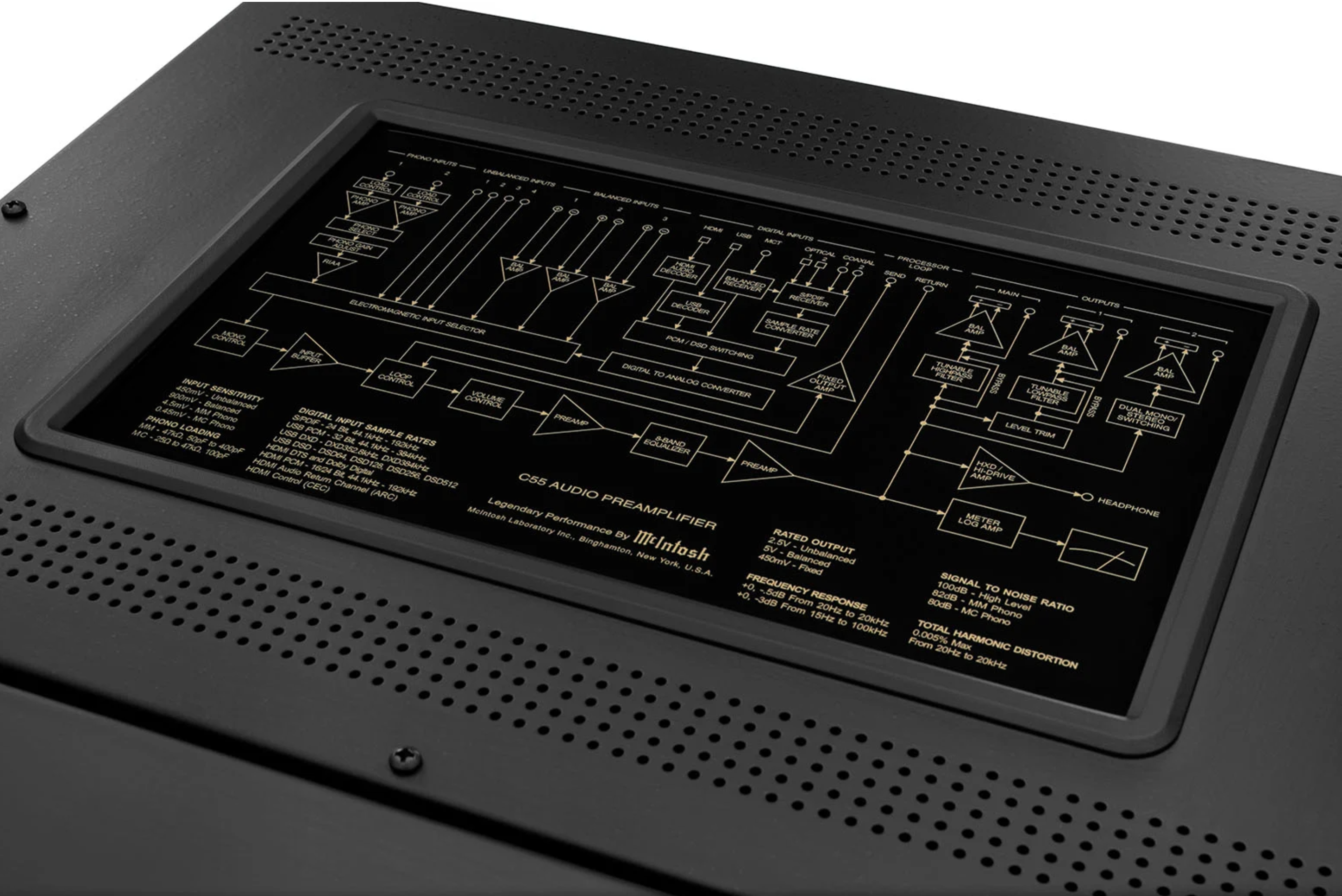 C55 2-Channel Solid State Preamplifier