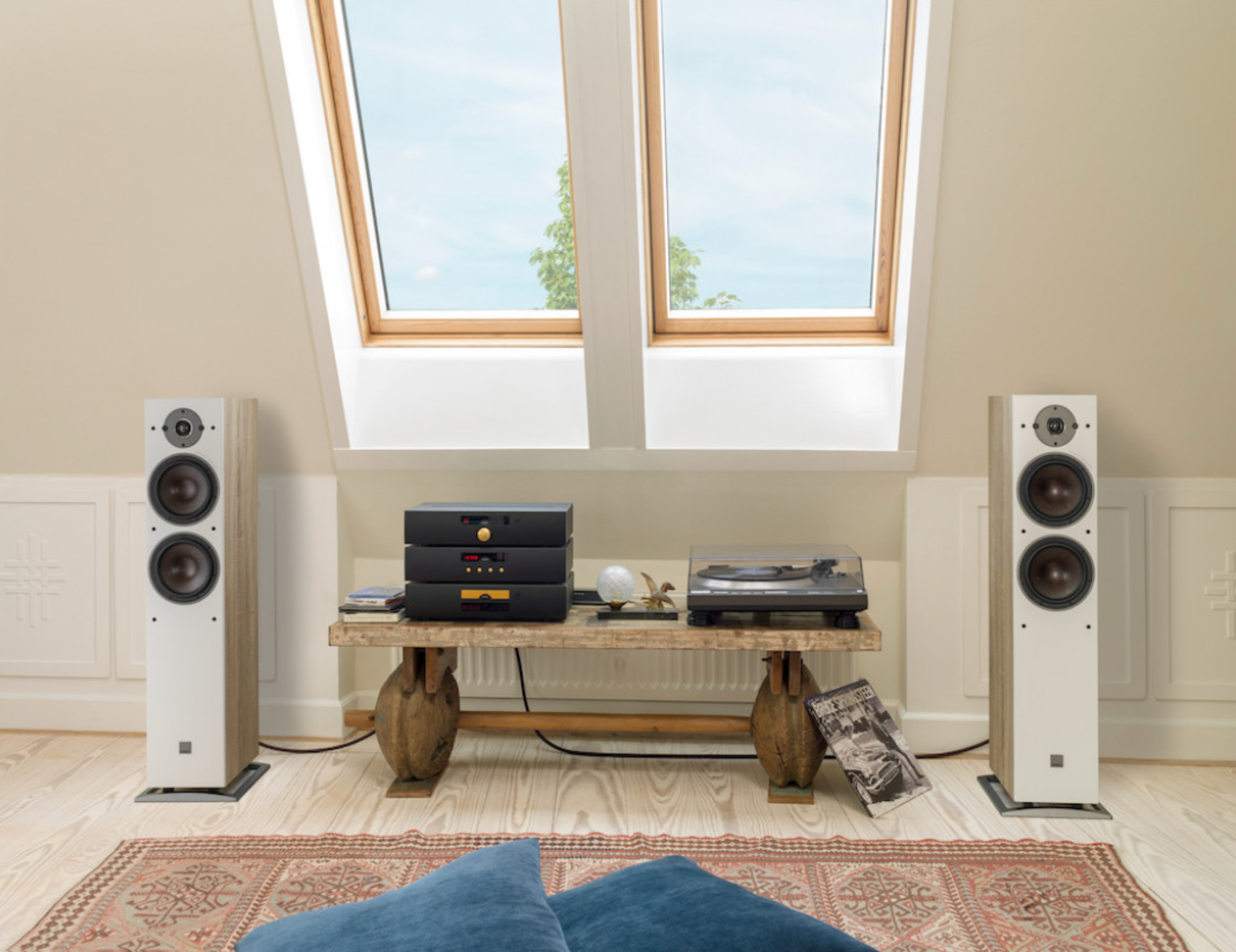Oberon 7 Floor Standing Loudspeaker - Dark Walnut