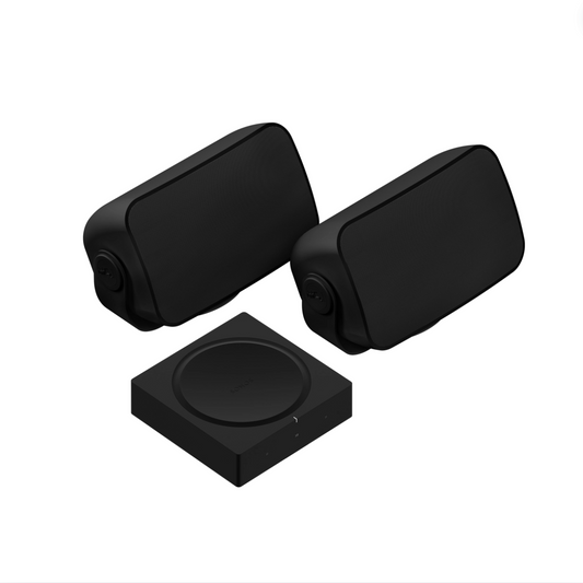 Sonos by Sonance Outdoor Speaker Set (Amp + Outdoor Speaker Pair) - Black