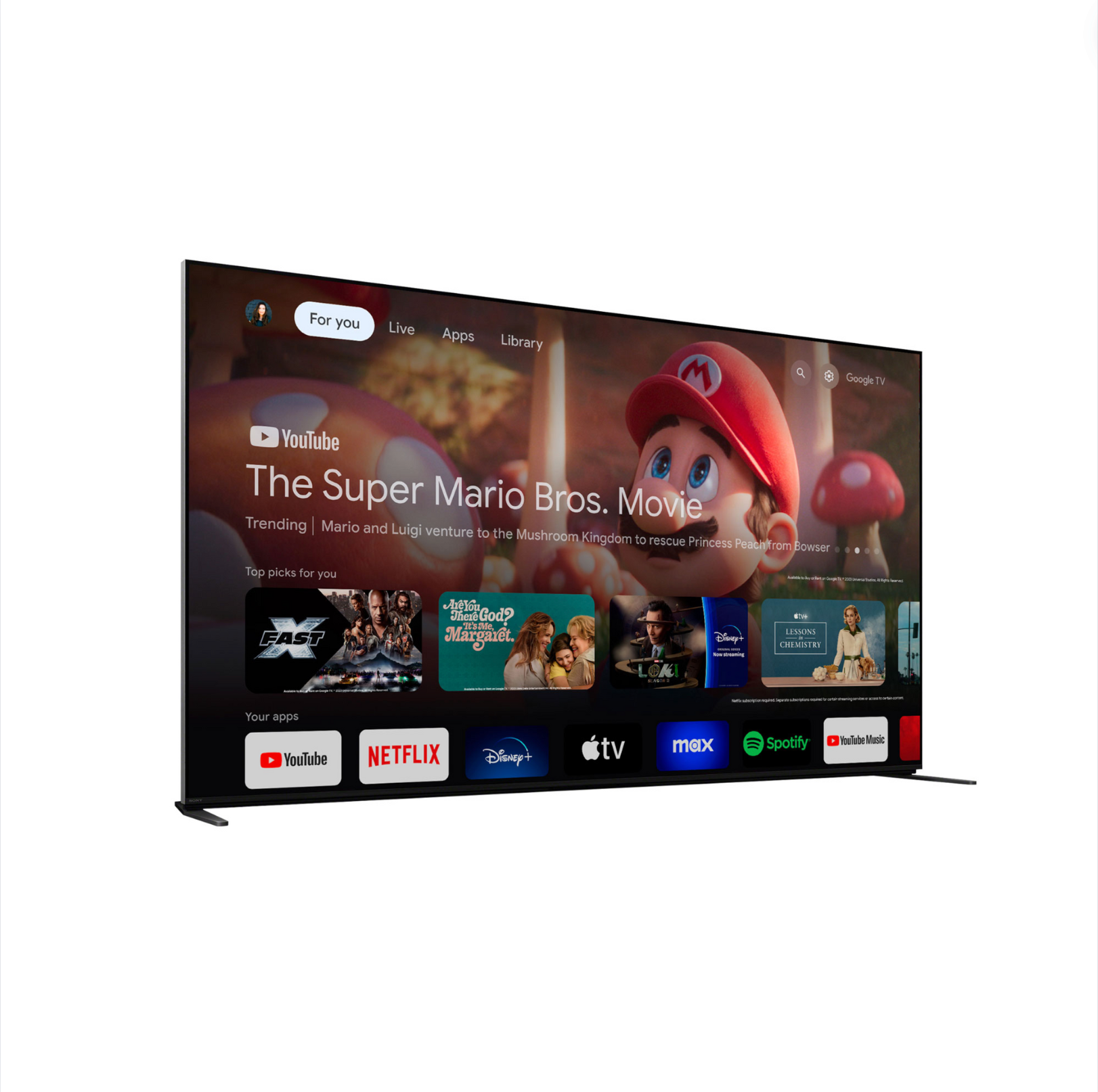 85 INCH BRAVIA 9 4K UHD HDR Mini LED QLED Smart Google TV (2024) K85XR90