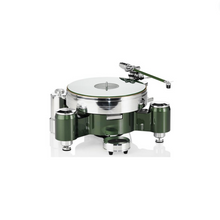 Solid Wood Round Turntable - Piano Green - Package A