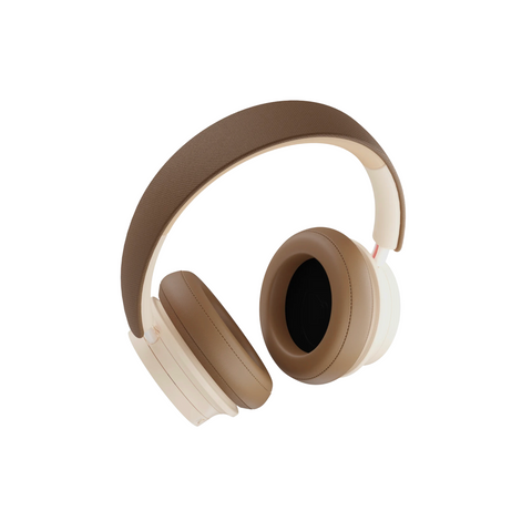 IO-8 Premium Wireless Hi-Fi Headphones - Caramel White