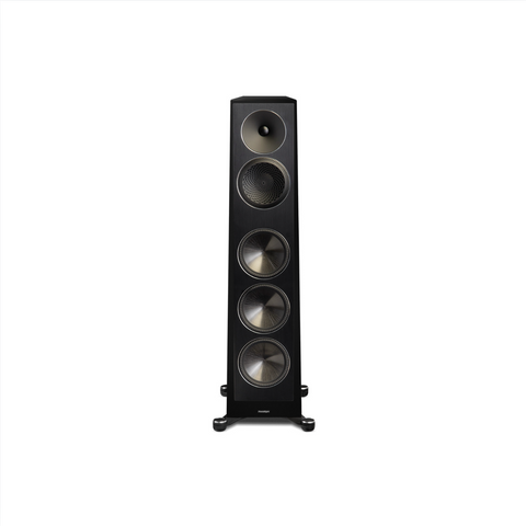 FOUNDER 120H Hybrid Floorstanding Speaker Pair - Piano Black