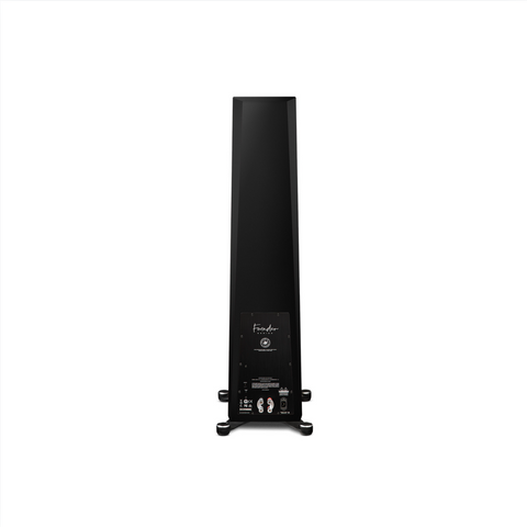 FOUNDER 120H Hybrid Floorstanding Speaker Pair - Piano Black