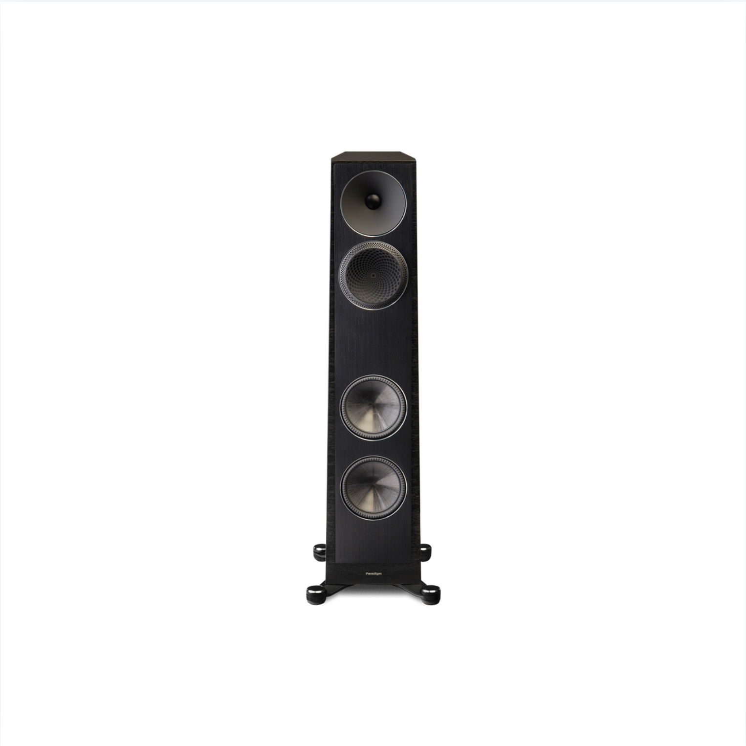 FOUNDER 80F Floorstanding Speaker Pair - Black Walnut