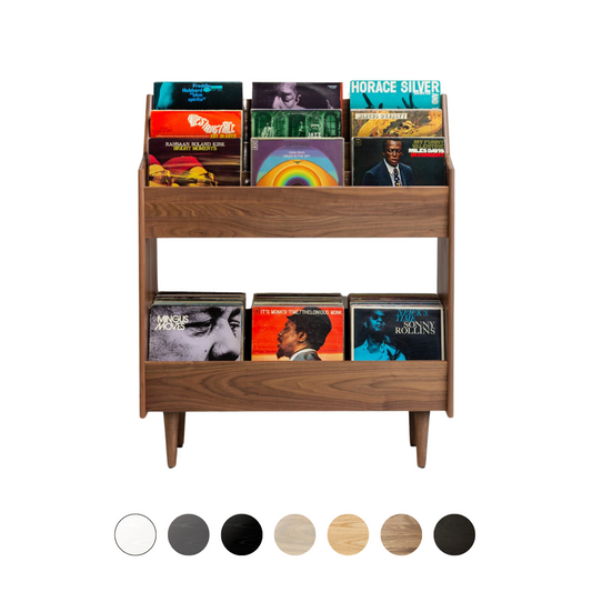 Luxe 3-Bay Record Stand - Ash (Multiple Colours Available)