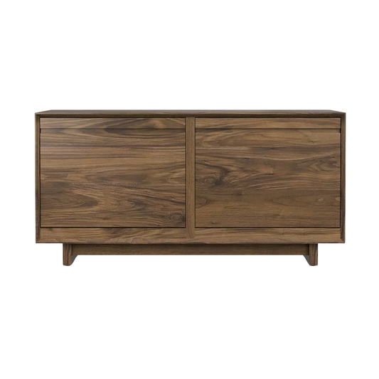 Aero 51" LP Storage Cabinet - Natural Walnut