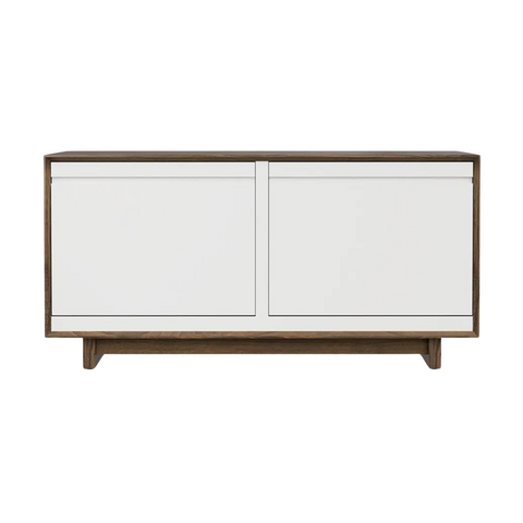 Aero 51" LP Storage Cabinet - Natural Walnut