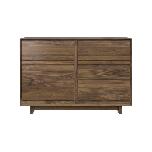 Aero 51" Media Storage Cabinet - Natural Walnut