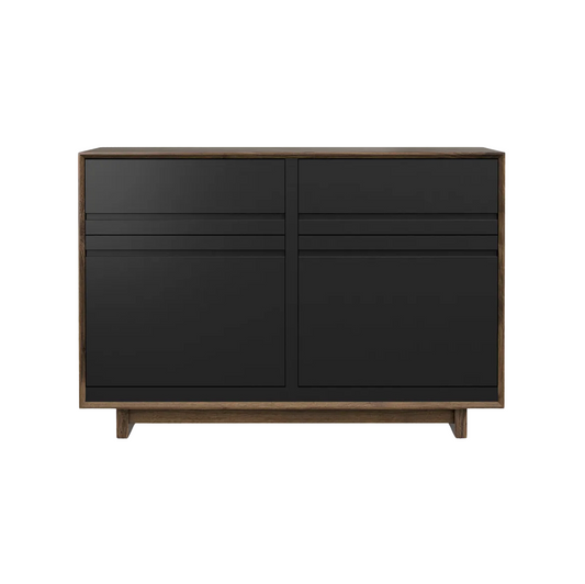 Aero 51" Media Storage Cabinet - Natural Walnut