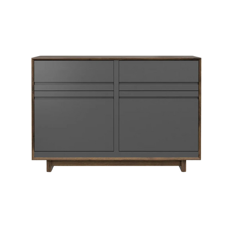 Aero 51" Media Storage Cabinet - Natural Walnut