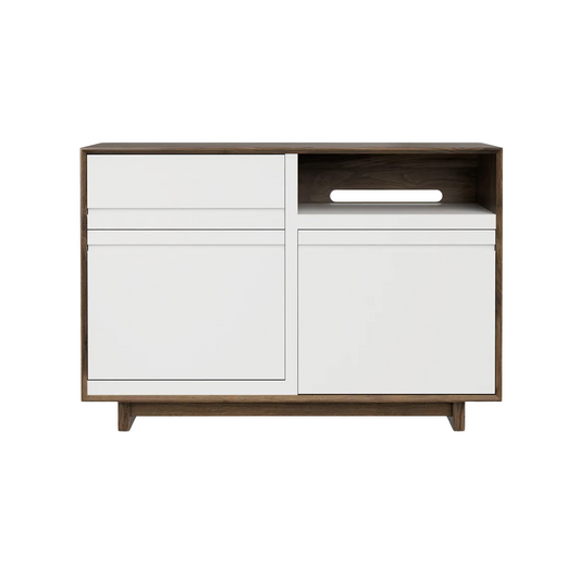 Aero 51" Media Storage Cabinet - Natural Walnut