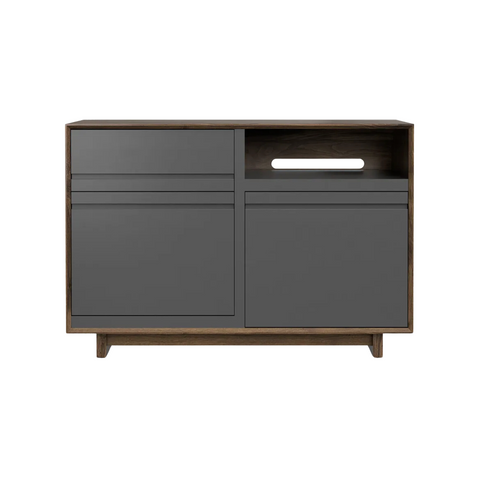 Aero 51" Media Storage Cabinet - Natural Walnut