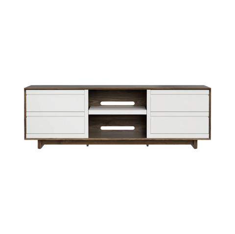 Aero 76.5" Media Console - Natural Walnut