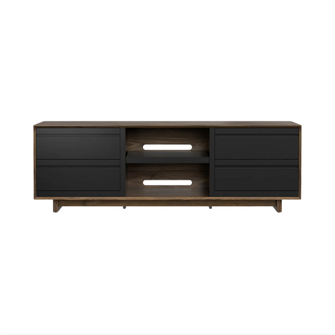 Aero 76.5" Media Console - Natural Walnut