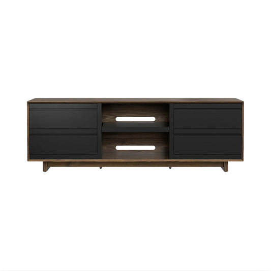 Aero 76.5" Media Console - Natural Walnut