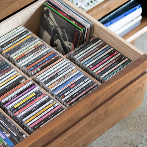 Aero 76.5" LP Media Storage Cabinet - Maple (Multiple Colours Available)