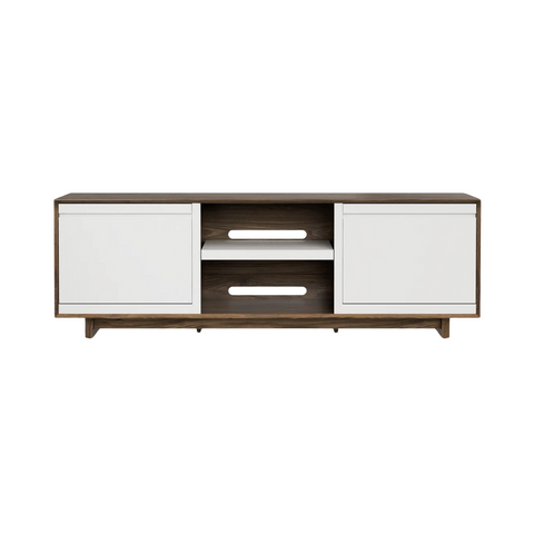 Aero 76.5" LP Storage Console - Natural Walnut