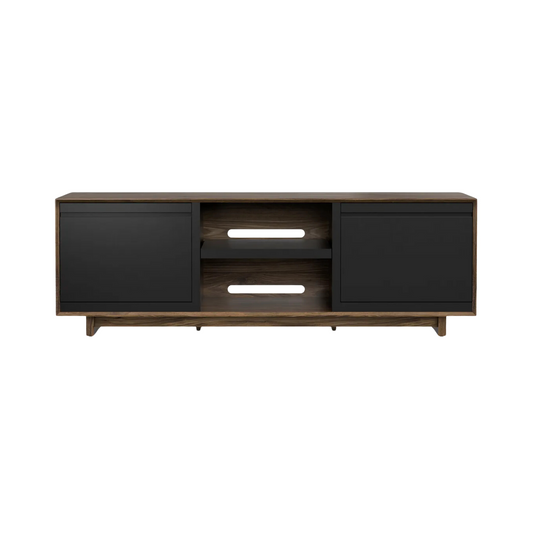 Aero 76.5" LP Storage Console - Natural Walnut