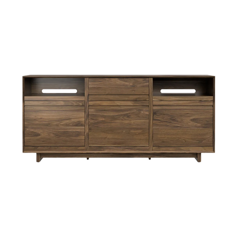 Aero 76.5" LP Console - Natural Walnut