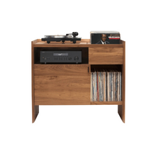 Unison 38″ Record Stand - Natural Walnut