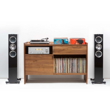 Unison 52″ Record Stand - Natural Walnut