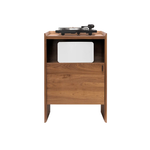 Unison 24″ Sonos Record Stand - Natural Walnut