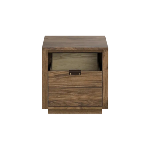 Dovetail 1 × 1 Storage Cabinet - Natural Walnut