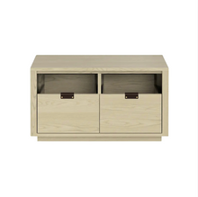 Dovetail 2 × 1 Storage Cabinet - Ash (Multiple Colours Available)