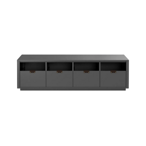 Dovetail 4 × 1 Storage Cabinet - Ash (Multiple Colours Available)