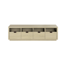 Dovetail 4 × 1 Storage Cabinet - Ash (Multiple Colours Available)