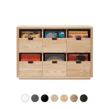 Dovetail 3x2 Vinyl Storage Cabinet - Ash (Multiple Colours Available)